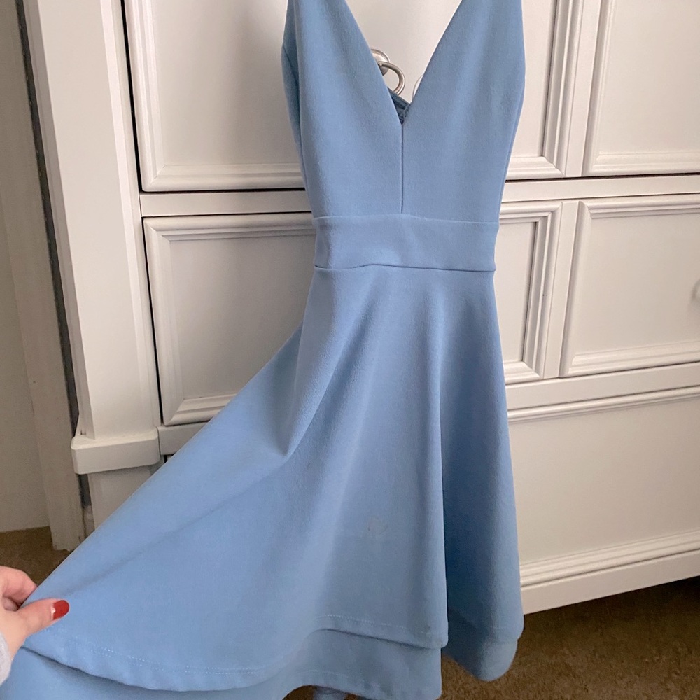 Blue Party Dress